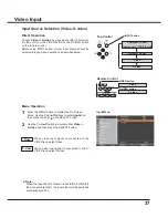 Preview for 37 page of Sanyo PLC-XU300A Owner'S Manual