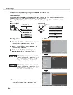 Preview for 38 page of Sanyo PLC-XU300A Owner'S Manual