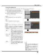 Preview for 43 page of Sanyo PLC-XU300A Owner'S Manual