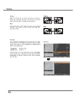 Preview for 50 page of Sanyo PLC-XU300A Owner'S Manual