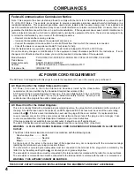 Preview for 4 page of Sanyo PLC XU35 - XGA LCD Projector Owner'S Manual