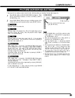 Preview for 29 page of Sanyo PLC XU35 - XGA LCD Projector Owner'S Manual