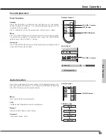 Preview for 19 page of Sanyo PLV-55WM1 Owner'S Manual