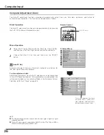 Preview for 36 page of Sanyo PLV-55WM1 Owner'S Manual