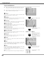 Preview for 40 page of Sanyo PLV-55WM1 Owner'S Manual