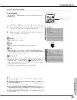 Preview for 41 page of Sanyo PLV-55WM1 Owner'S Manual