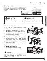 Preview for 47 page of Sanyo PLV-55WM1 Owner'S Manual