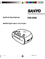 Sanyo RM-5090 Instruction Manual preview