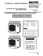 Preview for 1 page of Sanyo SAP-CMRV1923GJ Technical & Service Manual