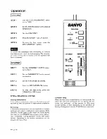 Preview for 16 page of Sanyo SAP244CH Service Manual