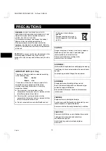 Preview for 2 page of Sanyo SRT-8040P Instruction Manual