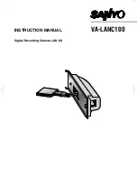 Sanyo VA-LANC100 Instruction Manual preview