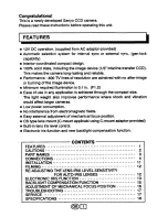 Preview for 2 page of Sanyo VCB-3312P Instruction Manual