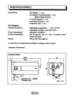 Preview for 20 page of Sanyo VCB-3312P Instruction Manual