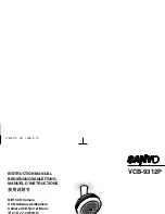 Preview for 1 page of Sanyo VCB-9312P Instruction Manual