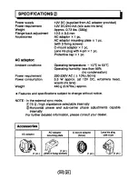 Preview for 22 page of Sanyo VCC-3972P Instruction Manual