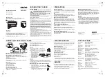 Sanyo VCC-6674 Instruction Manual preview