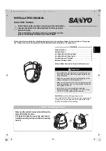 Preview for 1 page of Sanyo VCC-9500 Installation Manual