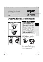 Sanyo VCC-N6695P Installation Manual preview