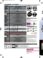 Preview for 8 page of Sanyo VCC-PN9575P Specifications