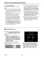 Preview for 22 page of Sanyo VCC-WB4000P Instruction Manual