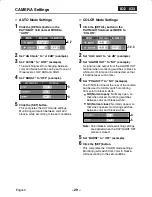 Preview for 30 page of Sanyo VCC-WB4000P Instruction Manual