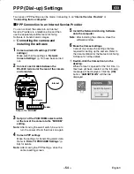 Preview for 55 page of Sanyo VCC-WB4000P Instruction Manual