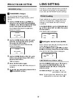 Preview for 18 page of Sanyo VCC-XZ400P Instruction Manual