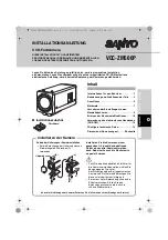 Preview for 29 page of Sanyo VCC-ZM500P Installation Manual