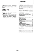 Preview for 2 page of Sanyo VHR-7100 Instruction Manual