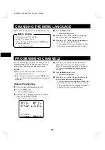 Preview for 20 page of Sanyo VHR-M340 Instruction Manual