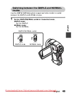 Preview for 65 page of Sanyo VPC-HD1000EX Instruction Manual