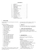 Preview for 4 page of Sanyo VSE-2300 Series Instruction Manual