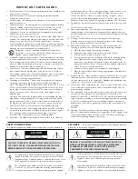 Preview for 2 page of Sanyo VSE-6300 SERIES Instruction Manual