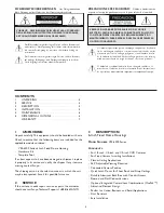 Preview for 3 page of Sanyo VSE-6300 SERIES Instruction Manual