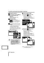 Preview for 20 page of Sanyo VSP-9000 Instruction Manual