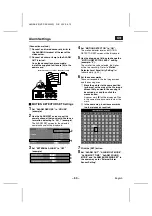 Preview for 31 page of Sanyo VSP-SV2000P Instruction Manual