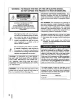 Preview for 2 page of Sanyo VWM-700 Instruction Manual