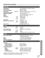 Preview for 41 page of Sanyo VWM-700 Instruction Manual