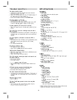 Preview for 15 page of Sanyo VWM-800 Instruction Manual