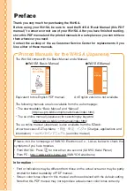 Preview for 2 page of Sanyo w41sa Basic Manual