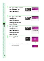 Preview for 44 page of Sanyo W64SA User Manual