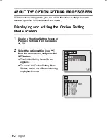 Preview for 104 page of Sanyo Xacti VPC-S1 Instruction Manual