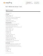 Preview for 2 page of Sapling NTP 7000 Series Installation Manual