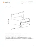 Preview for 4 page of Sapling NTP 7000 Series Installation Manual