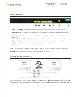 Preview for 7 page of Sapling NTP 7000 Series Installation Manual