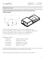 Preview for 4 page of Sapling SAL Series Installation Manual