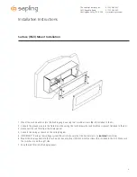 Preview for 4 page of Sapling SBD 1000 Series Installation Manual