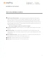 Preview for 7 page of Sapling SBD 1000 Series Installation Manual