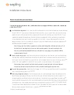 Preview for 9 page of Sapling SBD 1000 Series Installation Manual